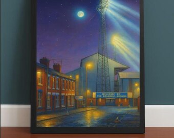 Baseball Ground Art Print : Derby County Football Ground Poster