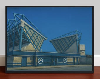 The Den Art Print : Millwall Football Ground London England Lucky Shirt Art Picture