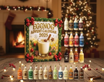 Eggnog Advent Calendar 2025: Christmas Ornament Miniatures