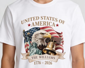 America 250 Years Vintage Celebration Unisex Tee