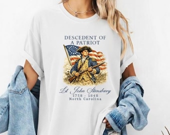 Descendent Of A Patriot T-shirt | Semiquincentennial Anniversary Shirt