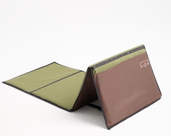 Silla de suelo plegable portátil TayaMat con respaldo - Colchoneta impermeable para camping y asiento de playa