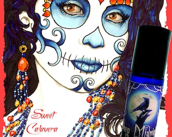 SWEET CALAVERA™ Perfume Oil - Spun Sugar, Spanish Moss, Vanilla, Fig - FEATURED in Dead Sexy: The Walking Dead Fan Guide - Day of the Dead