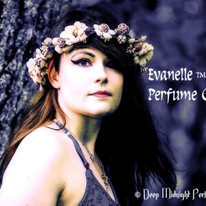 EVANELLE™ Perfume Oil - Chrysanthemums, Summer Dew, Cherry Blossoms, Vanilla, White Musk - Realms of the Fae Folk™ Perfume Series