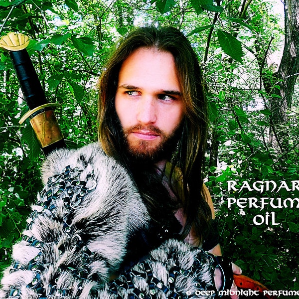 RAGNAR Perfume Oil - Viking Perfume - Cedar, Pine, Fir, Bergamot, Vetiver, Leather Accord, Musk, Ocean - The Vikings - Ragnar Lothbrok