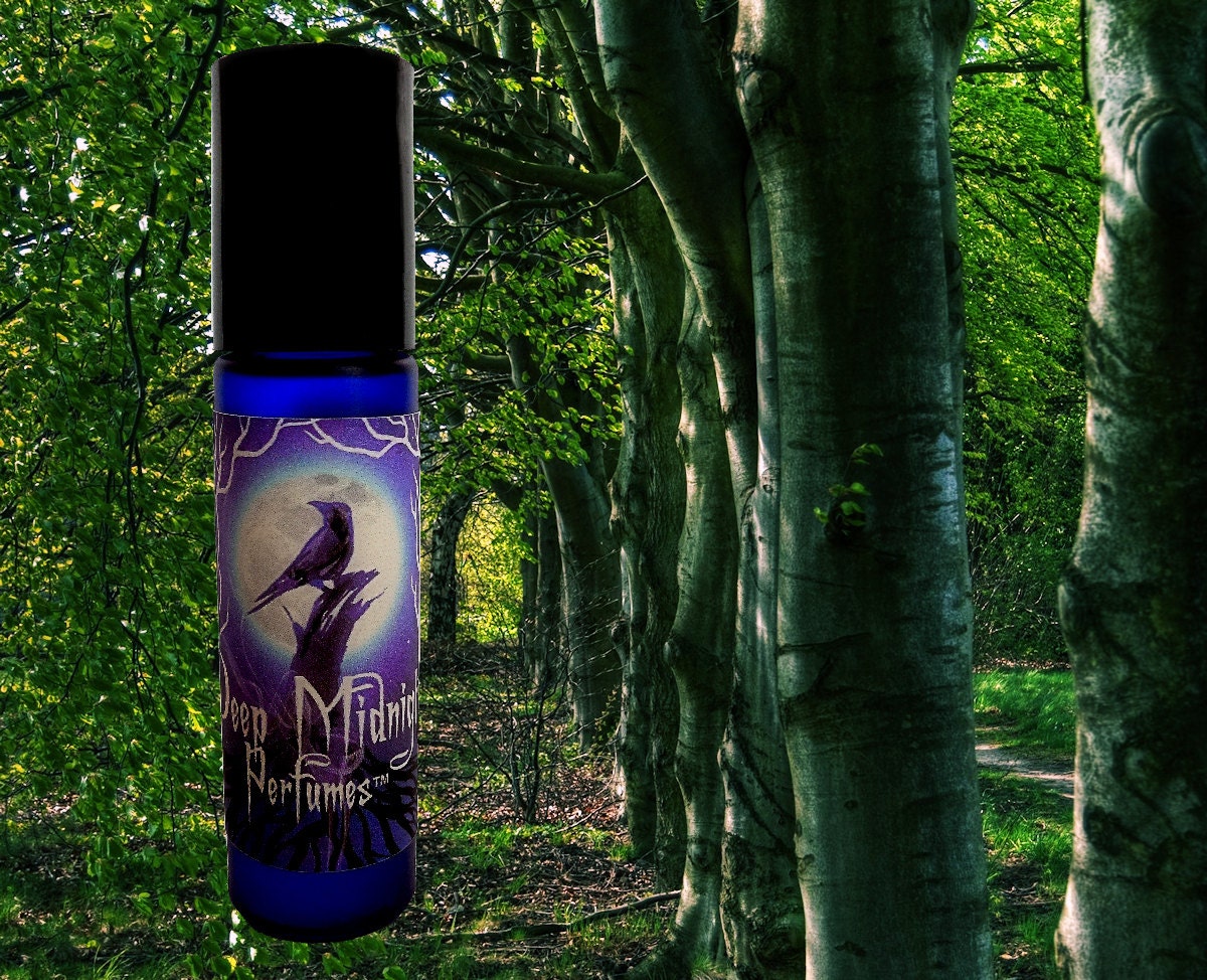 SYLVAN NIGHT Perfume Oil - Vetiver, Oakmoss, Soft Musk - Gothic
