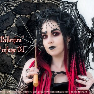 BELLEMIRA™ Perfume Oil - Golden Amber, Ripe Raspberries, Absinthe, Sugar Crystals, Spice - Gothic Perfume - Fantasy Perfume