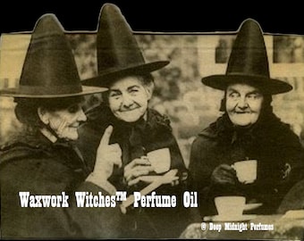 WAXWORK WITCHES™ Perfume Oil - Oak, Dead Leaves, Dust, Rotting Grapes, Stone, Licorice, Apples, Wax - Halloween Perfume - Fall Fragrance