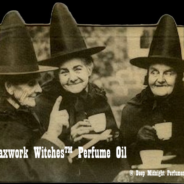 WAXWORK WITCHES™ Perfume Oil - Oak, Dead Leaves, Dust, Rotting Grapes, Stone, Licorice, Apples, Wax - Halloween Perfume - Fall Fragrance