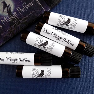 Perfume SAMPLE Set of 5 Vials: Your Choice of 5 Samples by Deep Midnight Perfumes image 2