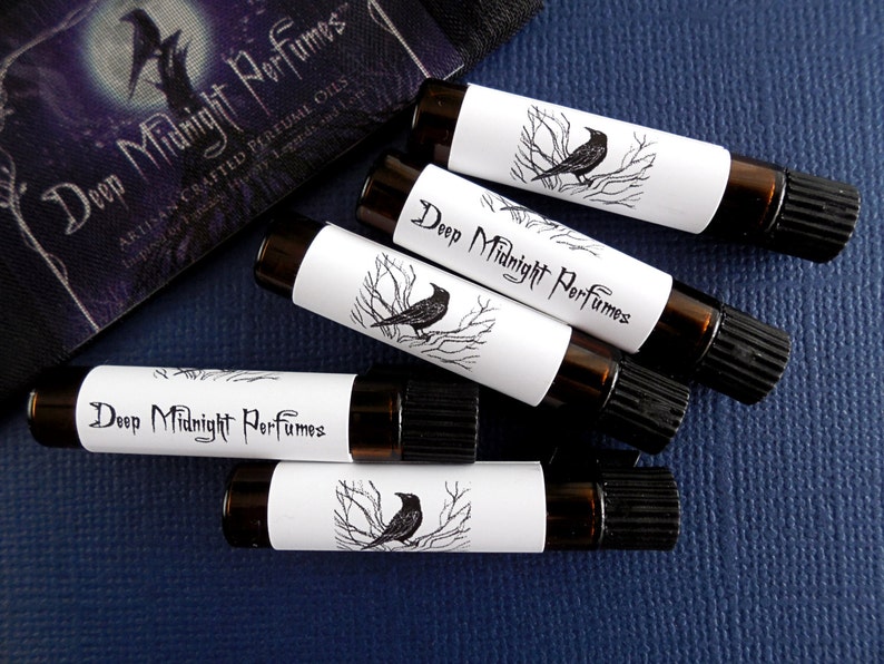 Perfume SAMPLE Set of 5 Vials: Your Choice of 5 Samples by Deep Midnight Perfumes image 2