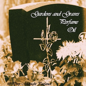 Gardens and Graves™ Perfume Oil -  Roses, Vetiver, Graveyard Dirt - Gothic Perfume - Victorian Perfume