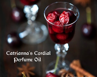 CATRIANNA'S CORDIAL™ Perfume Oil - Pomegranate Liqueur, Currants, Caramel, Pistachio, Spice, Amber, Musk - Chrismas Perfume- Holiday Scent