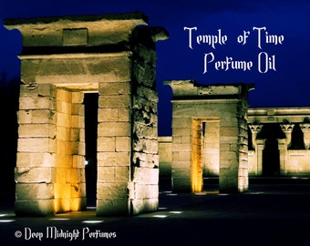 Temple of Time Perfume Oil - Chypre Accord, Frankincense, Resins, Cardamom - Fantasy Perfume - Ancient Perfume