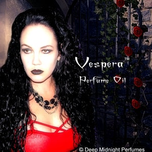 VESPERA™ Perfume Oil - Dark Amber, Jasmine, Damp Soil, Dusty Rose, Dark Woods, Vetiver, Warm Spices