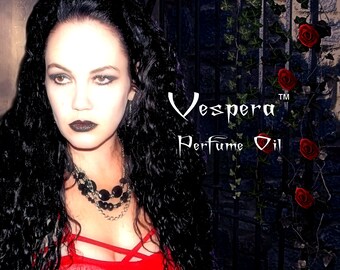 VESPERA™ Perfume Oil - Dark Amber, Jasmine, Damp Soil, Dusty Rose, Dark Woods, Vetiver, Warm Spices