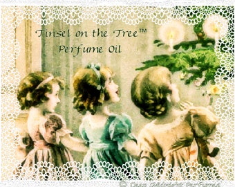 Tinsel on the Tree™ Perfume Oil - Orange, Fir Needles, Clove, Sugar Cookies, Cedar - Christmas Perfume- Winter Perfume