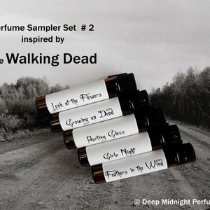 WALKING DEAD inspired PERFUME Sampler - Set # 2