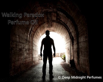 Walking Paradox Perfume Oil: WALKING DEAD inspired PERFUME, red cedar, sandalwood, amber, bergamot, tomato leaves, cucumber, and herbs