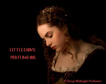 LITTLE DOVE Perfume Oil: Inspired by Game of Thrones - linden blossoms, lilac, lily, arctic berries -  Sansa Stark