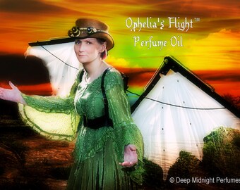 OPHELIA'S Flight™ Parfümöl - Weißer Bernstein, Birnen, reife Beeren, dunkler Honigkamm, rosa Pfingstrose, Äpfel, Sahne, grüne Minze - Fantasy Parfüm