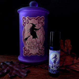 Hexe Brauen Parfüm Öl - Kürbis, Kaffee, Amber, Moschus, Zimt, Muskatnuss, Kaschmir, Herbst Blumen, Creme - Halloween Herbst Parfüm - Duft