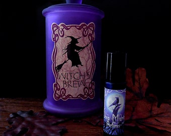 WITCH'S BREW Parfum Huile - Citrouille, Café, Ambre, Musc, Cannelle, Noix de muscade, Cachemire, Fleurs d'automne, Crème - Parfum halloween- Parfum d'automne
