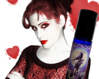 RED SEXY Perfume Oil - Pomegranate, Marshamallow, Berries, Citrus, Clove - Gothic Perfume - Valentine's Perfume