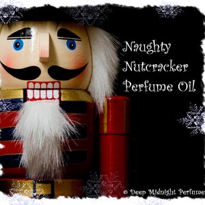 NAUGHTY NUTCRACKER™ Perfume Oil - Rich Chocolate Fudge, Candied Walnuts, Rum, Grand Marnier Liqueur - Christmas Perfume - Holiday Scent