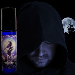 DRUIDS OF AWEN™ Perfume Oil - Cedarwood, oud, osmanthus, fresh basil, pummelo, crisp night air - Gothic perfume -  fantasy perfume