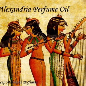 ALEXANDRIA Perfume Oil Sweet Resins, Agarwood, Eastern Florals, Honey, Figs Ancient Perfume image 1