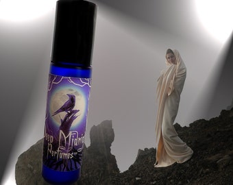 AVALON MYST Perfume Oil - Vetiver, oakmoss, soft patchouli, ivy, fresh apple, soft florals - Legends of the Grail Perfume - Merlin