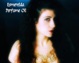 ESMERELDA™ Perfume Oil - Sandalwood, Amber, Cloves, Herbs, Firewood - Romani inspired perfume - Gothic perfume oil