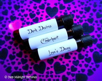 GOTHIC LOVE™ Perfume Sample Set - Valentine's Day - Gothic Perfume - Valentine's Perfume - Perfume Samples