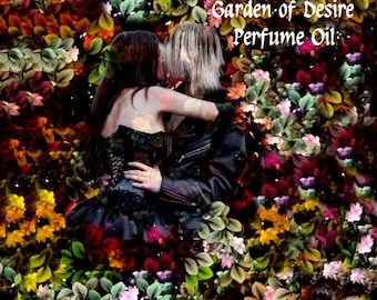 GARDEN OF DESIRE™ Perfume Oil - Mignonette, Tuberose, Ylang-Ylang - Inspired by The Secret Circle - Gothic Perfume