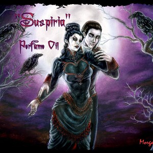 SUSPIRIA Parfümöl: Plumeria, schwarze Orchideen, Zeder, dunklen Holz, Gothic Parfüm, Dracula, Vampir Parfüm