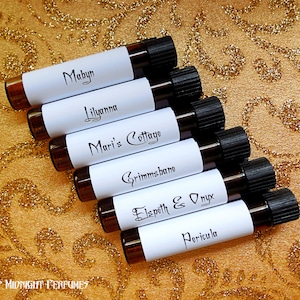 WHAT&#39;S UP WITCHES ™ Halloween Perfume Sample Set - Set #10 - Gothic Perfume - Fall Perfume - Perfume Samples - Halloween Witches