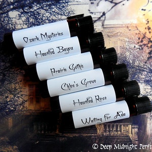 HAUNTED INNS Perfume Sampler Set - Halloween Perfume Set #9 - Fall Perfume