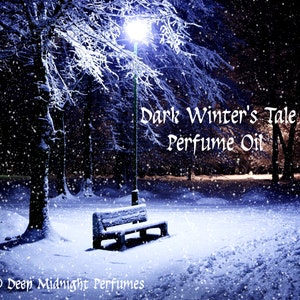 Dark Winter&#39;s Tale™ Perfume Oil - Dark Gingerbread, Rich Vanilla, Molasses, Cardamom - Christmas Perfume - Winter Fragrance
