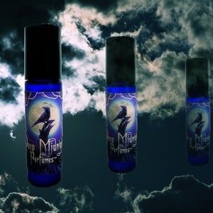 INTO THE AETHER Perfume Oil - Earthy greens, Soft Aquatics, Ozone - Steampunk Perfume