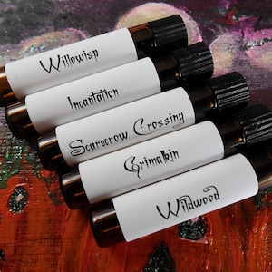 The Wild Night™ Halloween Perfume Sampler Set #4 - Halloween Perfume - Gothic Perfume - Fall Fragrance