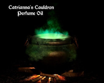 Catrianna der Kessel Parfüm Öl - Weihrauch, Vanille, Gewürze, Salbei, Kessel Rauch - gotischen Parfüm