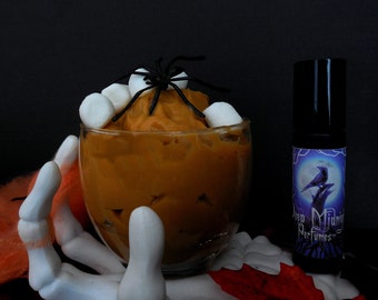 PUTRID PUDDING Perfume Oil -  Milk, Butterscotch, Frankincense, Marshmallows, Powdered Sugar - Halloween Perfume - Fall Fragrance