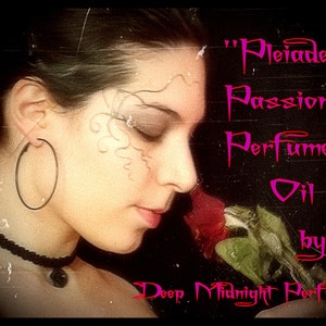 PLEIADES PASSION™ Perfume Oil: Sweet Pea, Rose, Honeysuckle, Cardamom, Clove - Fantasy Perfume