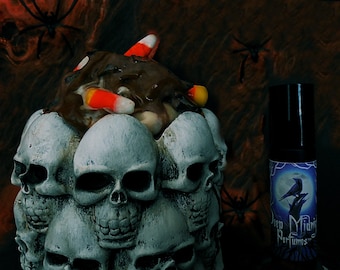 ICE SCREAM Perfume Oil - Rich Dark Chocolate, Sweet Vanilla Cream, Candy Corn, Mocha Syrup - Halloween Perfume- Fall Fragrance