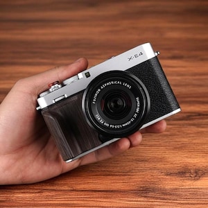 Fuji X-E4 Wood Camera Grip: Ergonomic Front Hand Grip