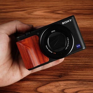 Impugnatura artigianale per Sony ZV-1, impugnatura ergonomica in legno, accessorio per fotocamera retrò