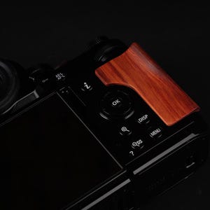 Nikon Zf Wooden Thumb Grip: Rosewood, Walnut, Ebony