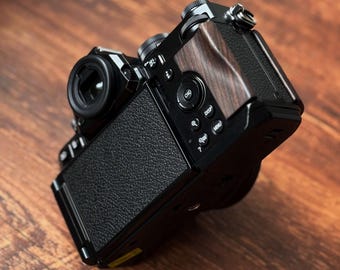 Nikon Zf Wooden Thumb Grip: Rosewood, Walnut, Ebony Camera Accessories