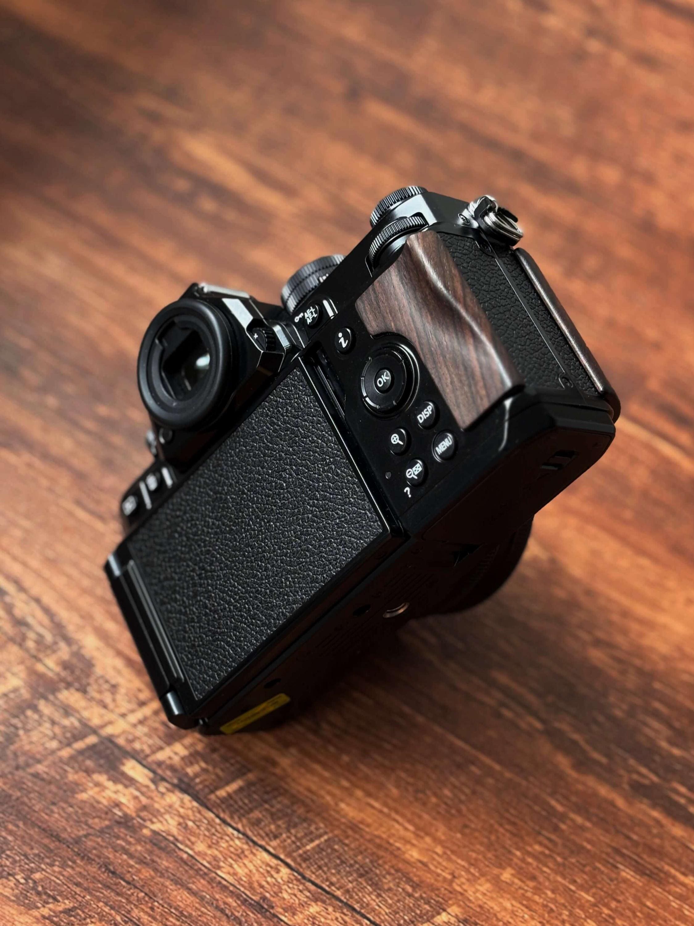 Nikon Zf Wooden Thumb Grip: Rosewood, Walnut, Ebony Camera
